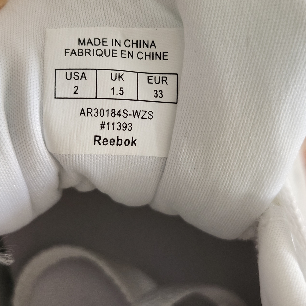 Reebok White Sneakers(Little girl) - Picture 6 of 12